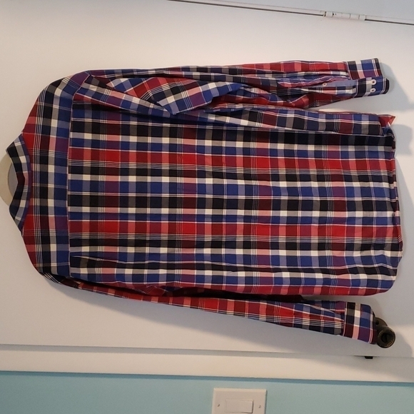 IZOD Plaid Button Down Long Sleeve Shirt - Picture 2 of 5